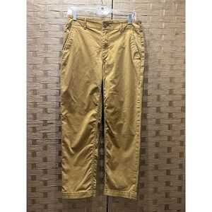 Loft Women's The Perfect Straight Pants Chinos Sz 4 Camel‎ Color Good Condition!